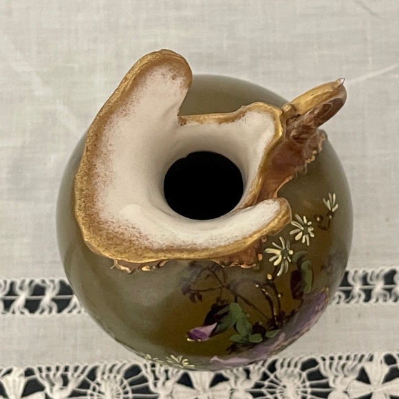 Antique EW Ernst Wahliss Ewer Pitcher Turn Wien Austria Depose Hand Numbered - Picture 9 of 12